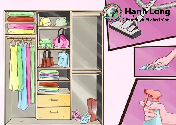 Làm thế nào để phòng chống gián không vào tủ quần áo